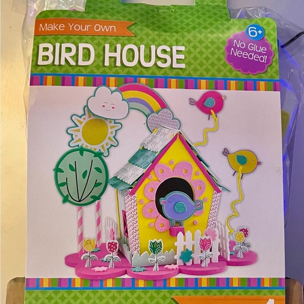 Kids Arts and Crafts Build Your Own Bird House 🐦